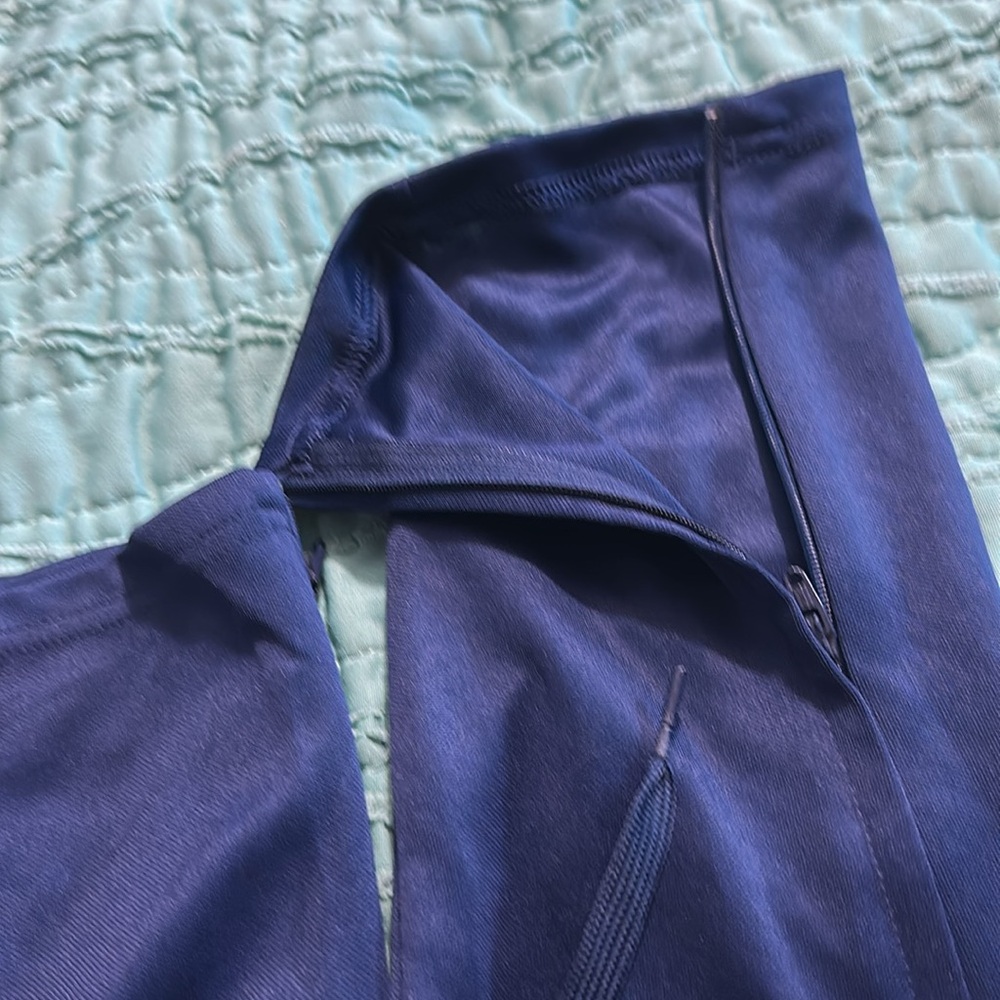 Adidas Blue and White Joggers with Iconic Stripes
 sz Med Tall NWOT soccer track - Picture 3 of 5